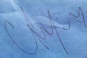 Christina Grimmie Signature