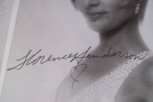 Florence Henderson Signature