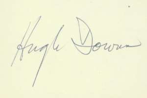 Hugh Downs Signature