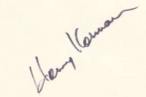 Harvey Korman Signature