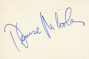 Denise Nicholas Signature