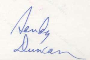 Sandy Duncan Signature