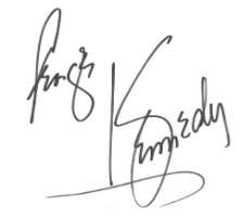 George Kennedy Signature