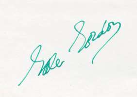 Gale Gordon Signature