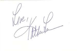 Kathie Lee Gifford Signature