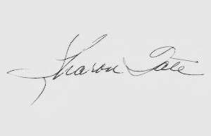 Sharon Tate Signature