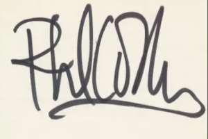 Phil Collins Signature