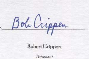 Robert Crippen Signature