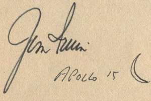 James Irwin Signature