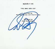 Charlie Day Signature