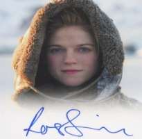 Rose Leslie Signature