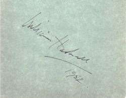William Hartnell Signature