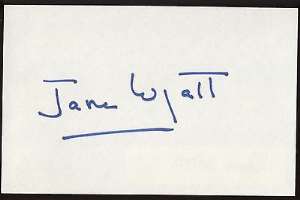 Jane Wyatt Signature