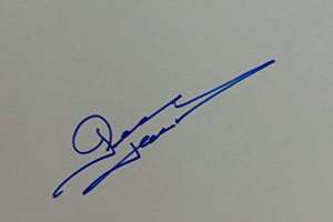 George Hamilton Signature