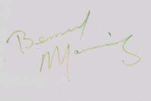 Bernard Manning Signature