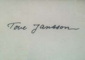 Tove Jansson Signature