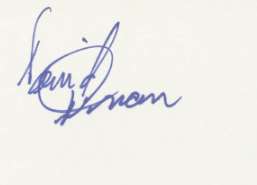 David Brian Signature