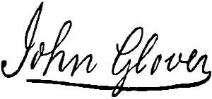 John Glover Signature