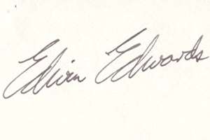 Edwin Edwards Signature