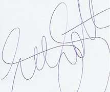Gerry Scotti Signature