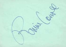Ronnie Carroll Signature
