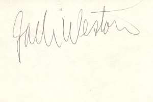 Jack Weston Signature