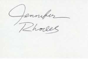Jennifer Rhodes Signature