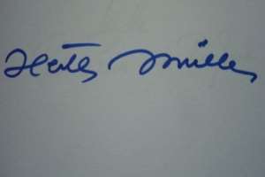 Herta Muller Signature