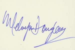 Melvyn Douglas Signature