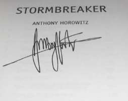 Anthony Horowitz Signature