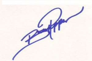 Barry Pepper Signature