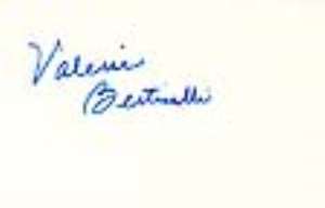 Valerie Bertinelli Signature