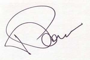 Tony Plana Signature