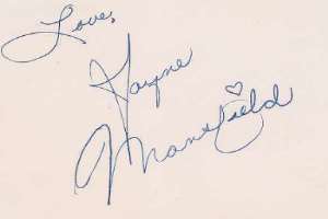 Jayne Mansfield Signature