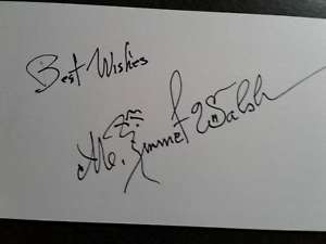 M. Emmet Walsh Signature