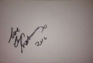 Cerys Matthews Signature