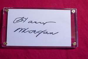 Harry Morgan Signature
