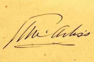 George Arliss Signature