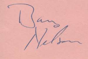 Barry Nelson Signature