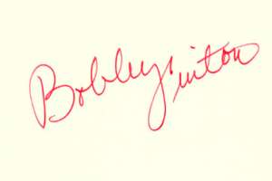 Bobby Vinton Signature