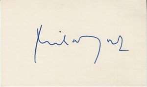 Michael York Signature