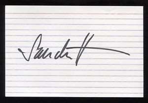Sandra Hess Signature