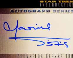 Marina Sirtis Signature