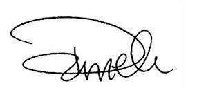 Pamela Anderson Signature