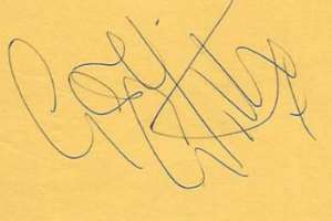 Gary Glitter Signature