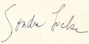 Sondra Locke Signature