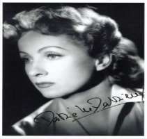 Danielle Darrieux Signature