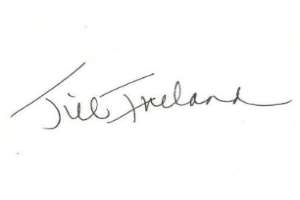 Jill Ireland Signature