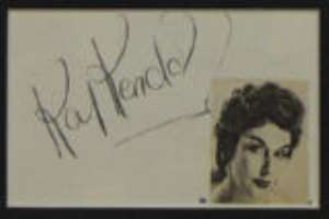 Kay Kendall Signature
