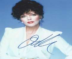 Joan Collins Signature